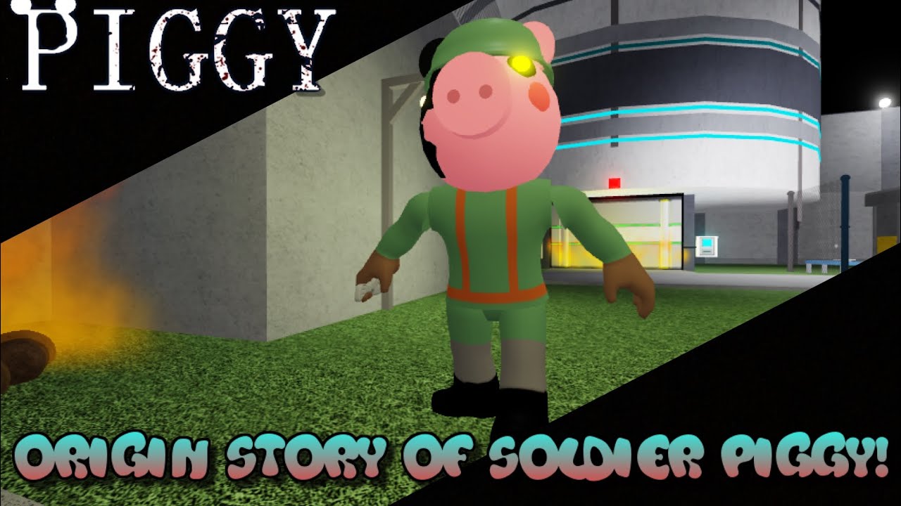 Origin Story Of Soldier Piggy | ROBLOX Piggy (read the pinned comment please)