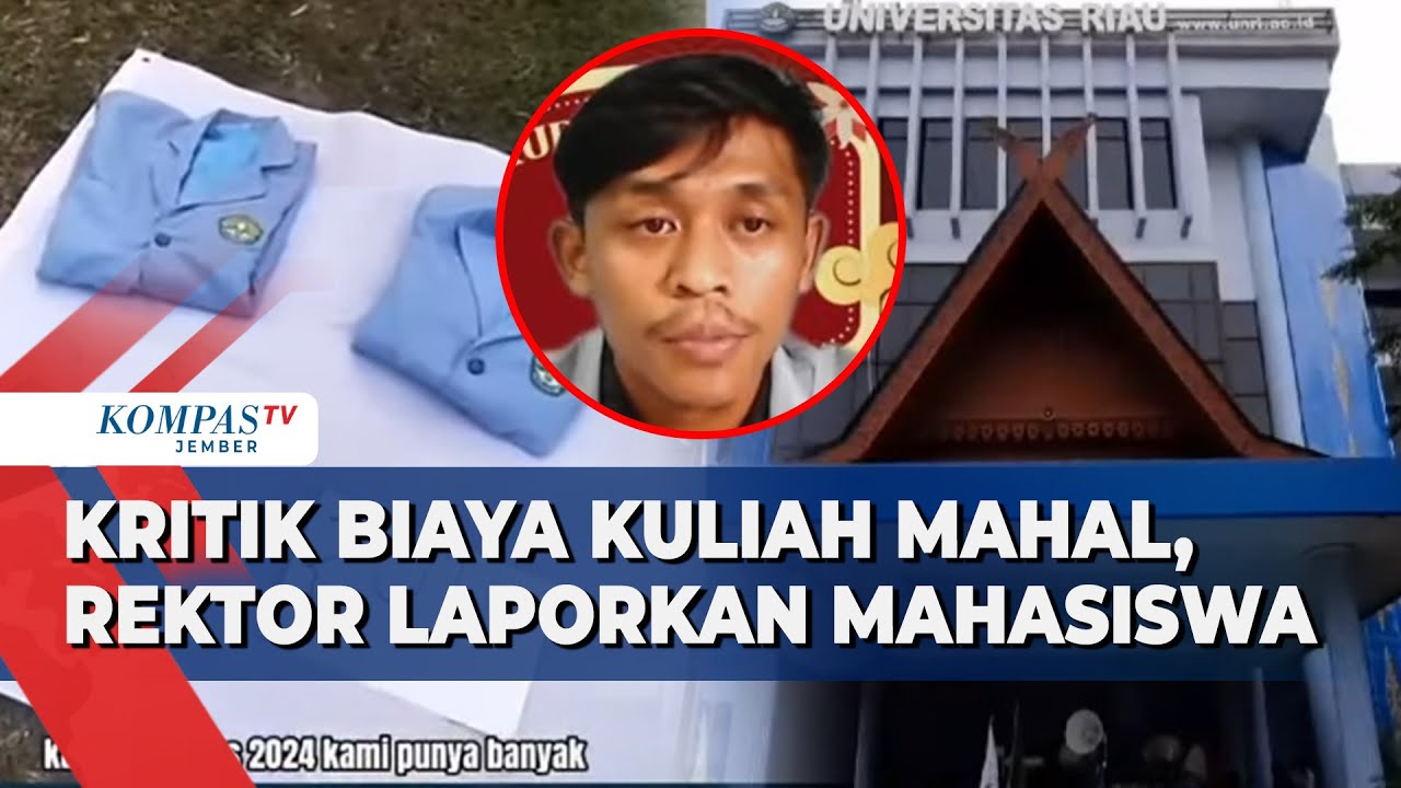 Rektor Unri Cabut Laporan Polisi Terhadap Mahasiswa Kritik Uang Kuliah