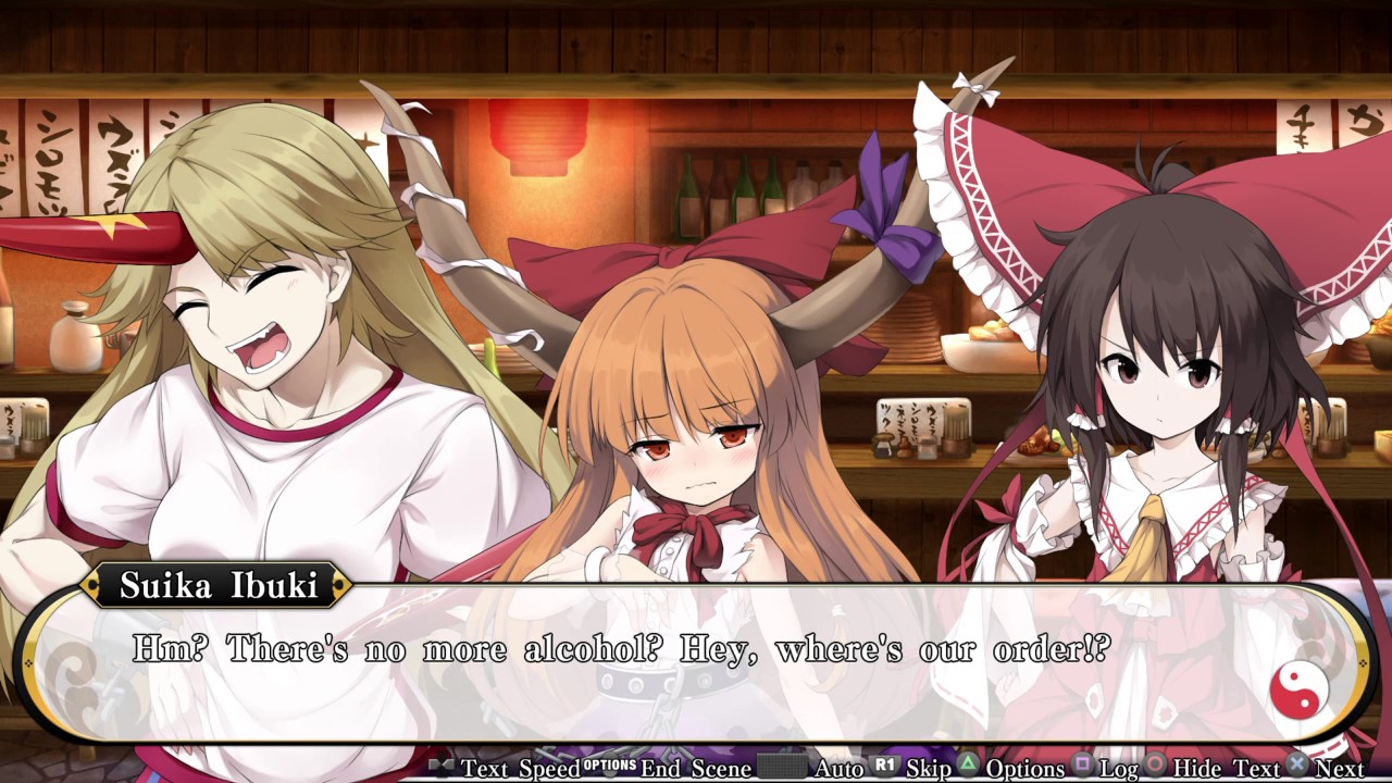 TOUHOU Genso Wanderer Suika and Yuugi