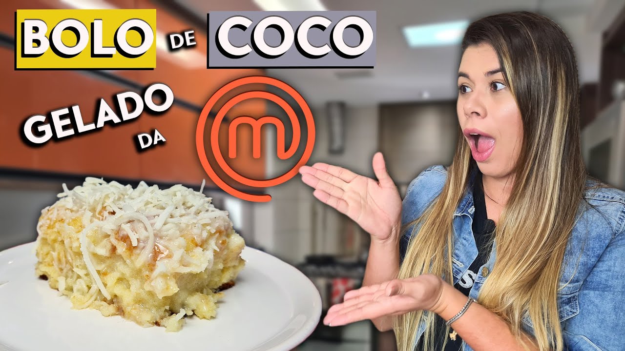 RECEITA DE BOLO GELADO DE COCO