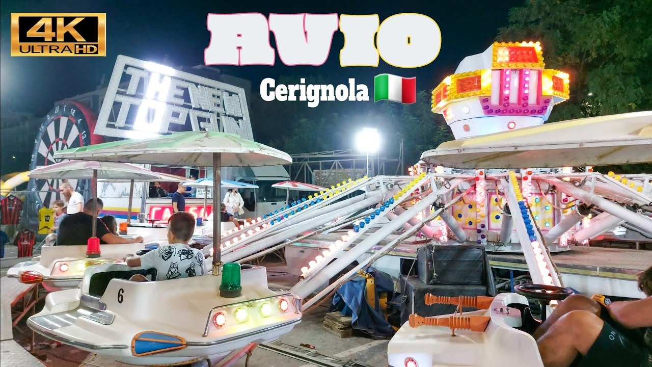 AVIO Giostre 2023 🇮🇹 Lunapark 4K Cerignola