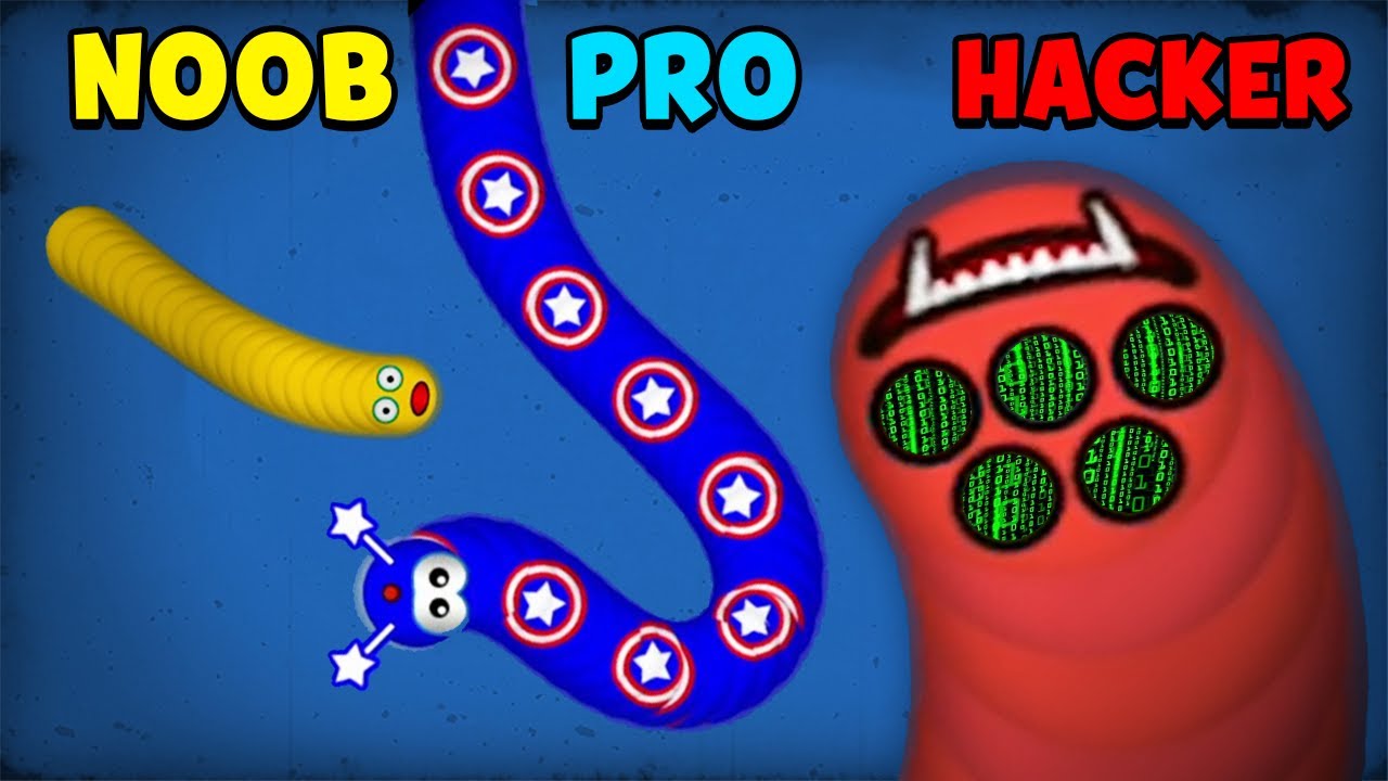 NOOB vs PRO vs HACKER - Worms Zone .io