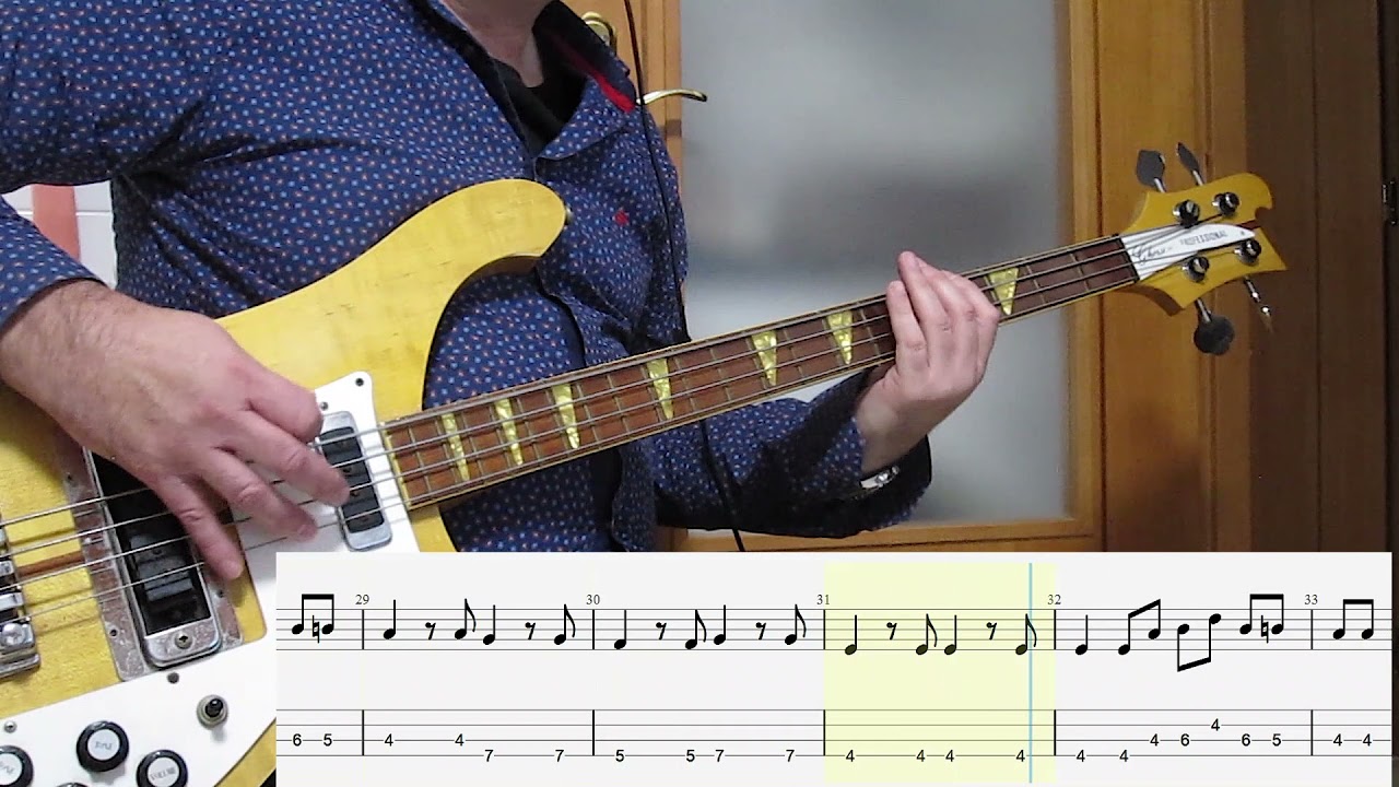 The Mamas & The Papas - California Dreamin´ Bass Cover with TAB