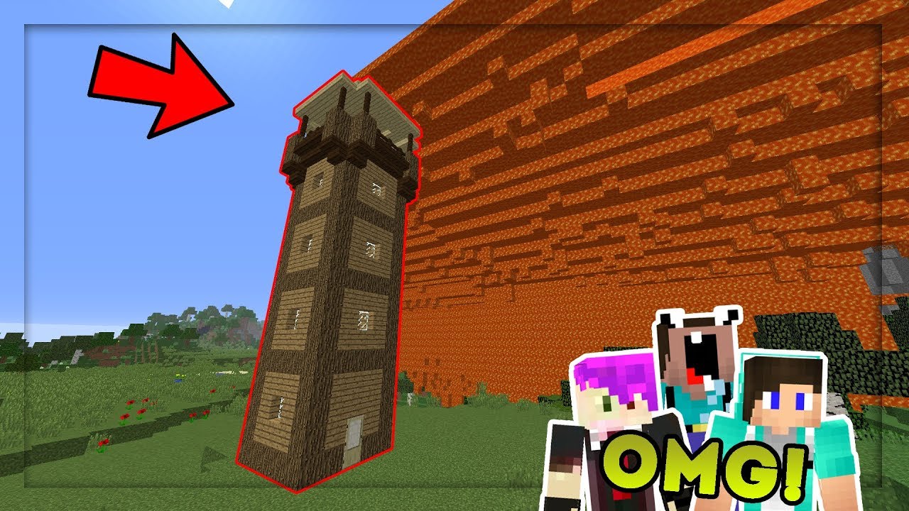 DŘEVĚNÉ PANELÁKY VS LAVA TSUNAMI - Minecraft CZ/SK /w Attack,Ikonova Videa