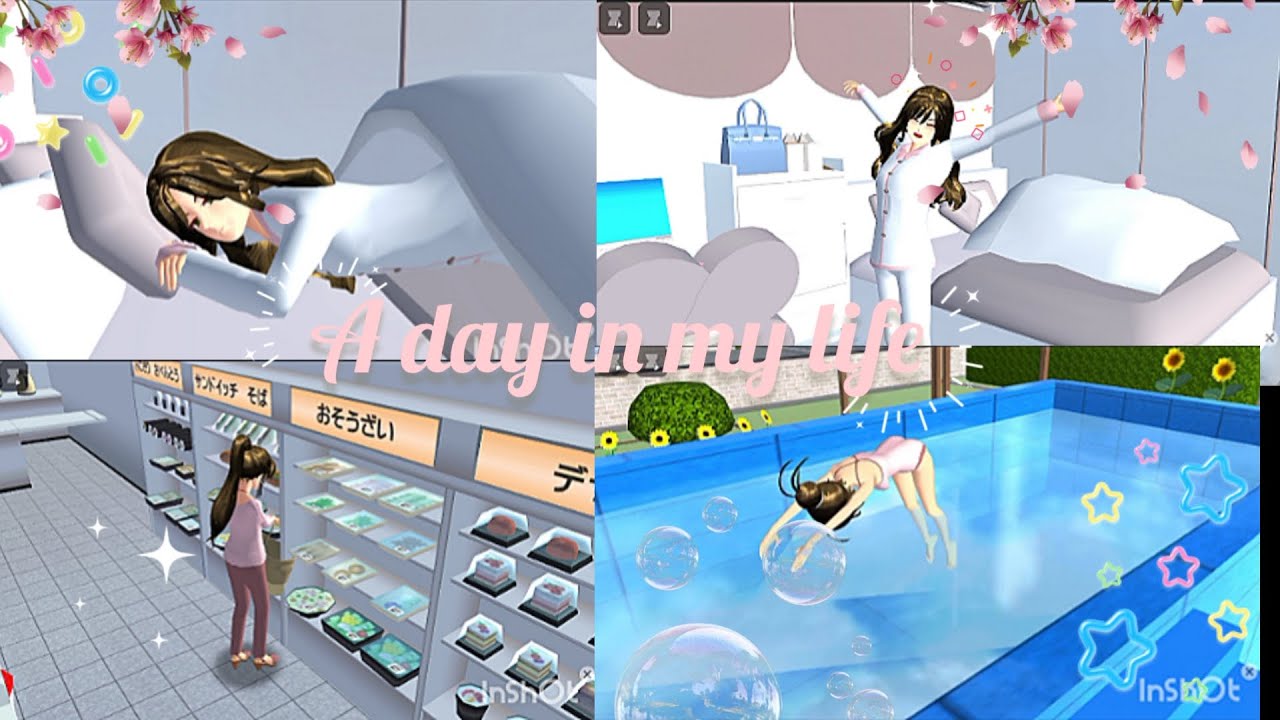 A day in my life (sunny morning routine) sakura school simulator