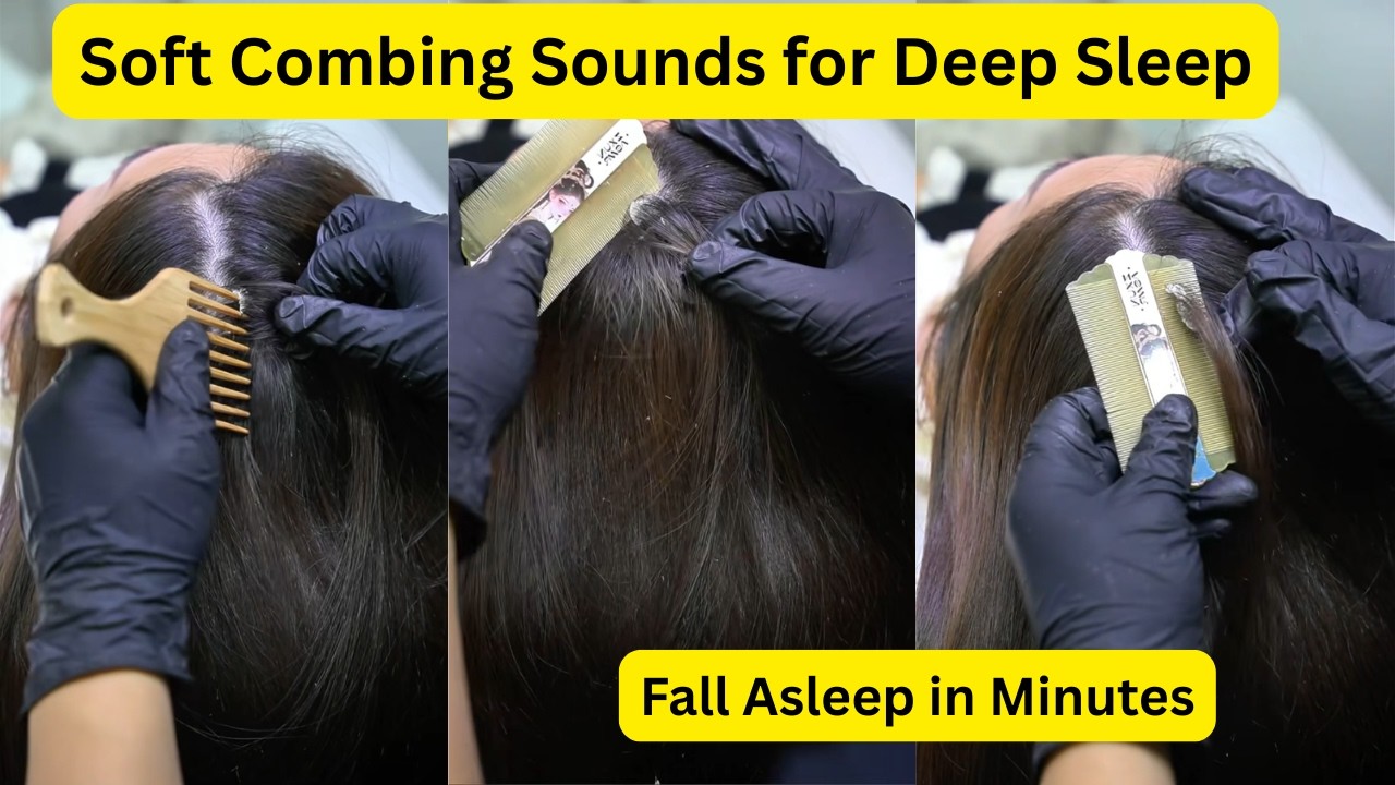 Relaxing Scalp Scratching ASMR #triggersforsleep #asmrhairbrushing #asmrhaircare @OceansASMR