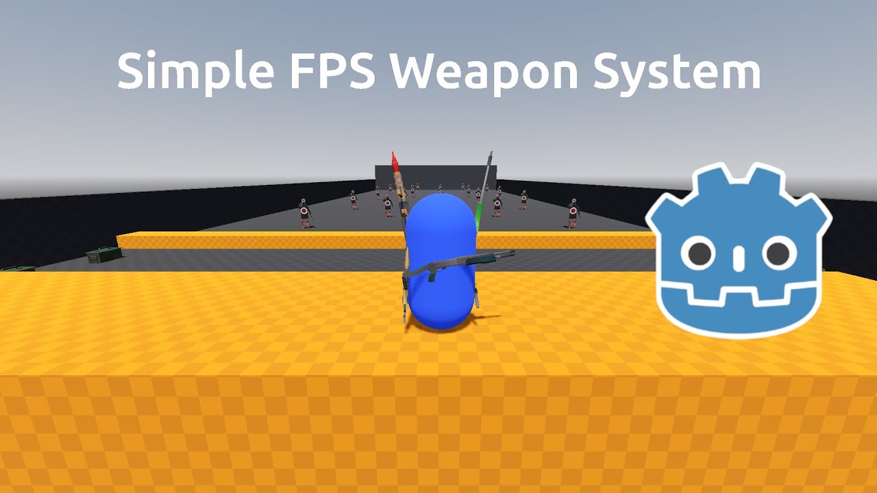 Godot Simple FPS Weapon System - Asset out now !