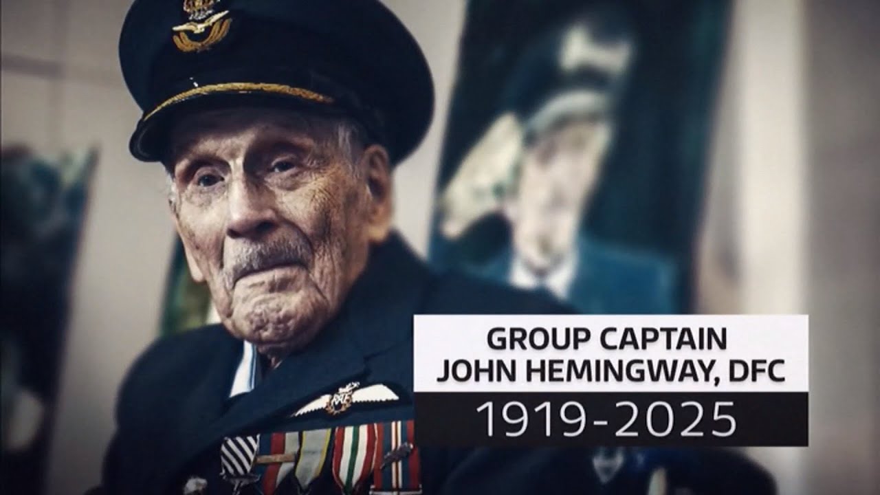 John 'Paddy' Hemingway passes away (WWII) (1919 - 2025) (2) (UK) - UK News - 18/Mar/2025