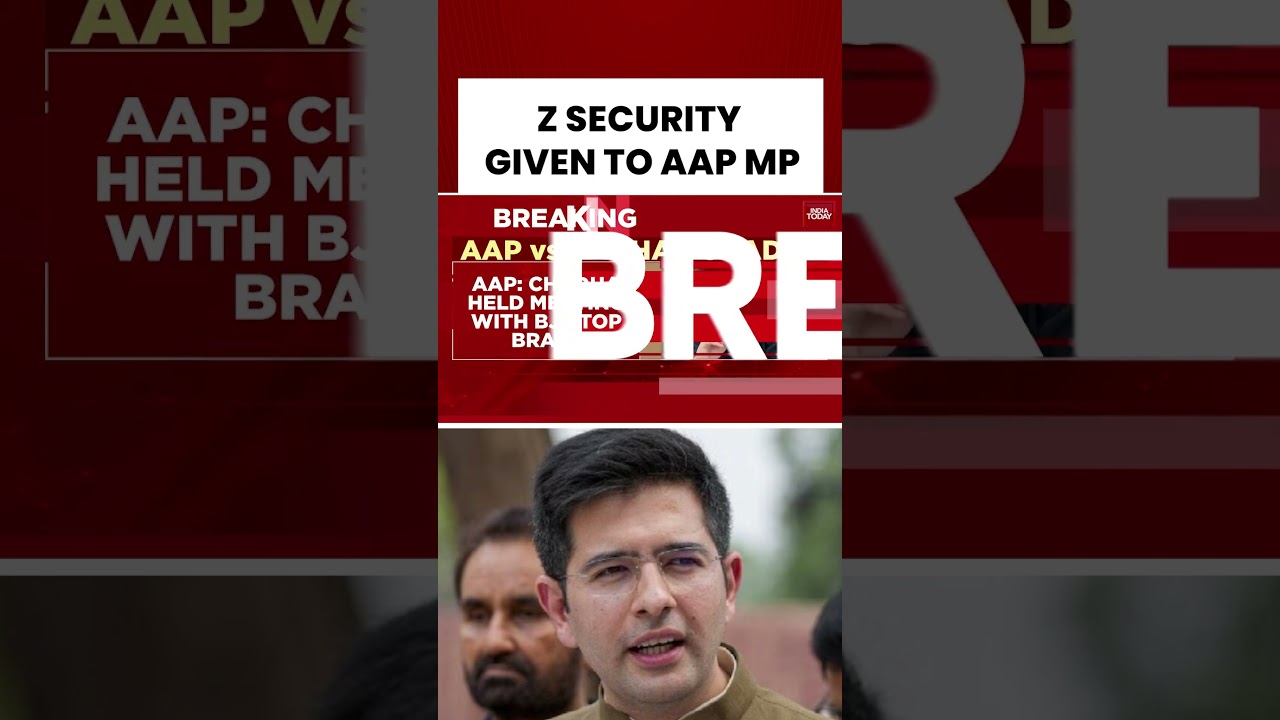 AAP vs BJP | Z Category Security Turns Political Storm #aap #bjp #raghavchadha