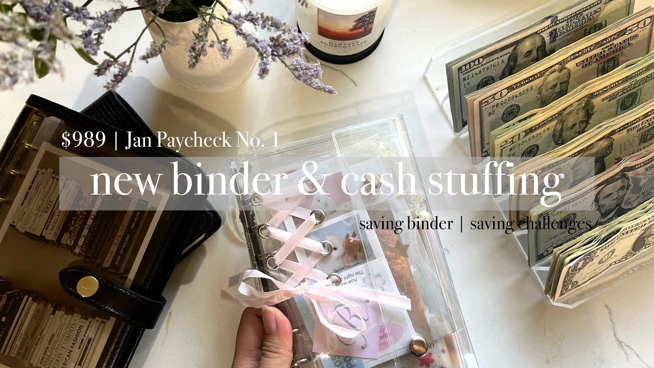 Cash Envelope Stuffing | Jan Paycheck No. 1 ❤️