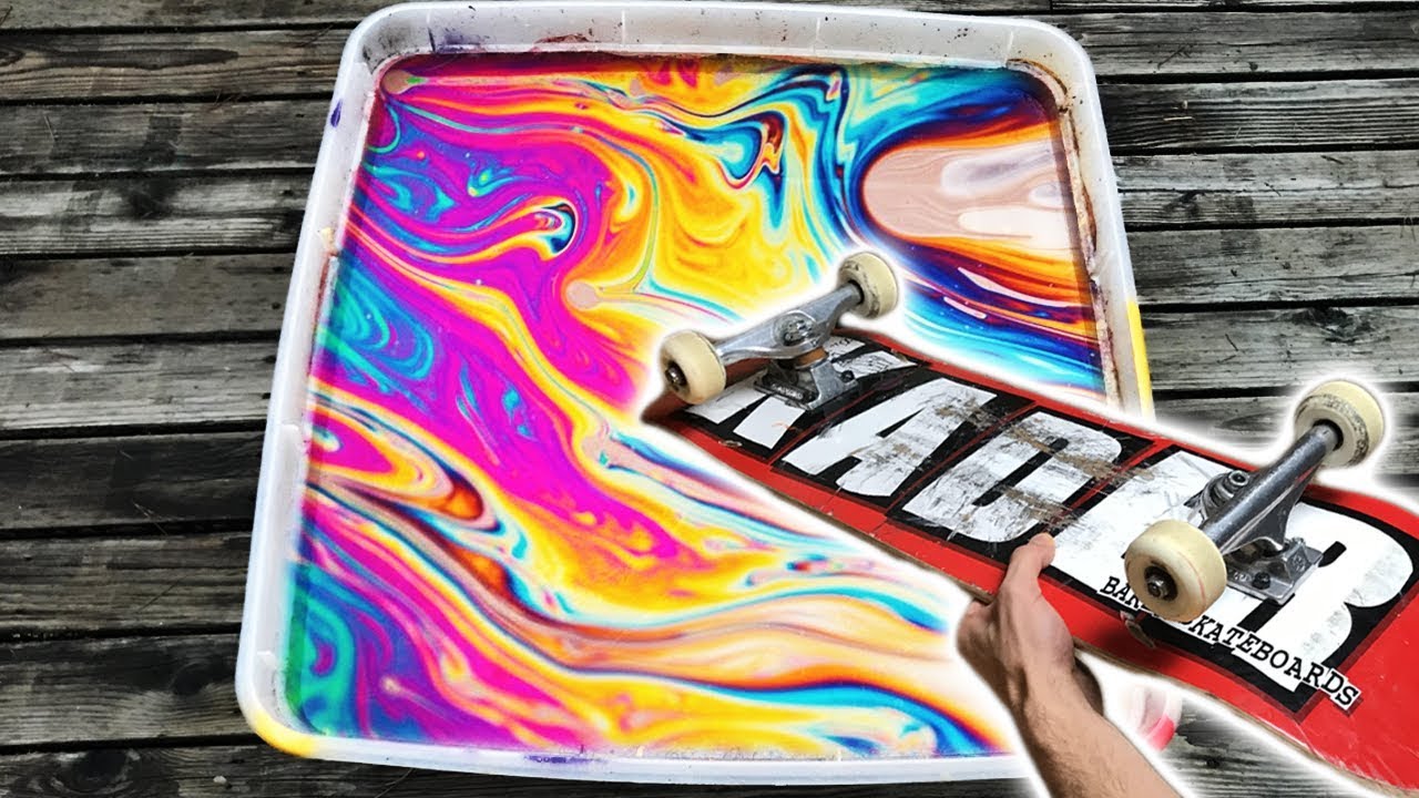 HYDRO Dipping my SKATEBOARD! (SaTiSFyinG)