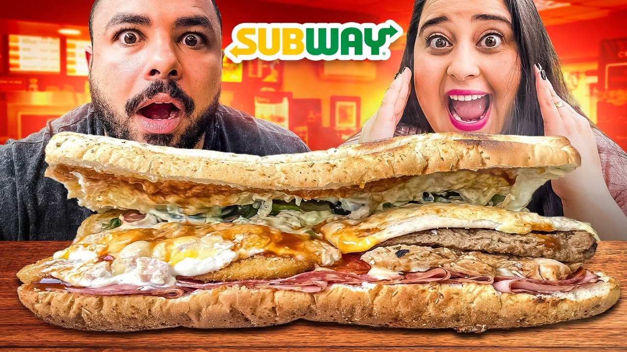 O LANCHE DA SUBWAY MAIS RECHEADO DA HISTÓRIA