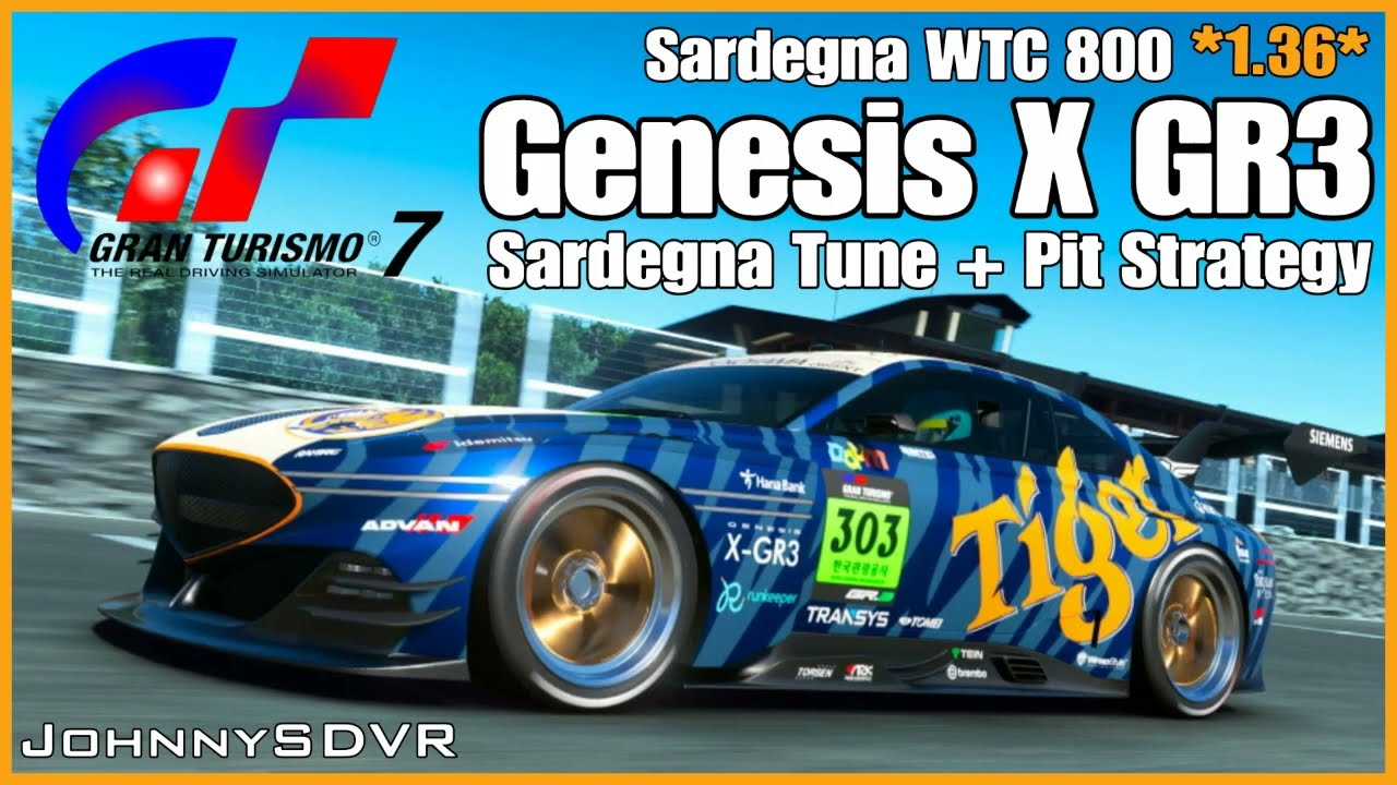 Gran Turismo 7 - Genesis X GR3 Tune | Sardegna WTC 800 Setup | 800PP Money Method 1.36 | GT7