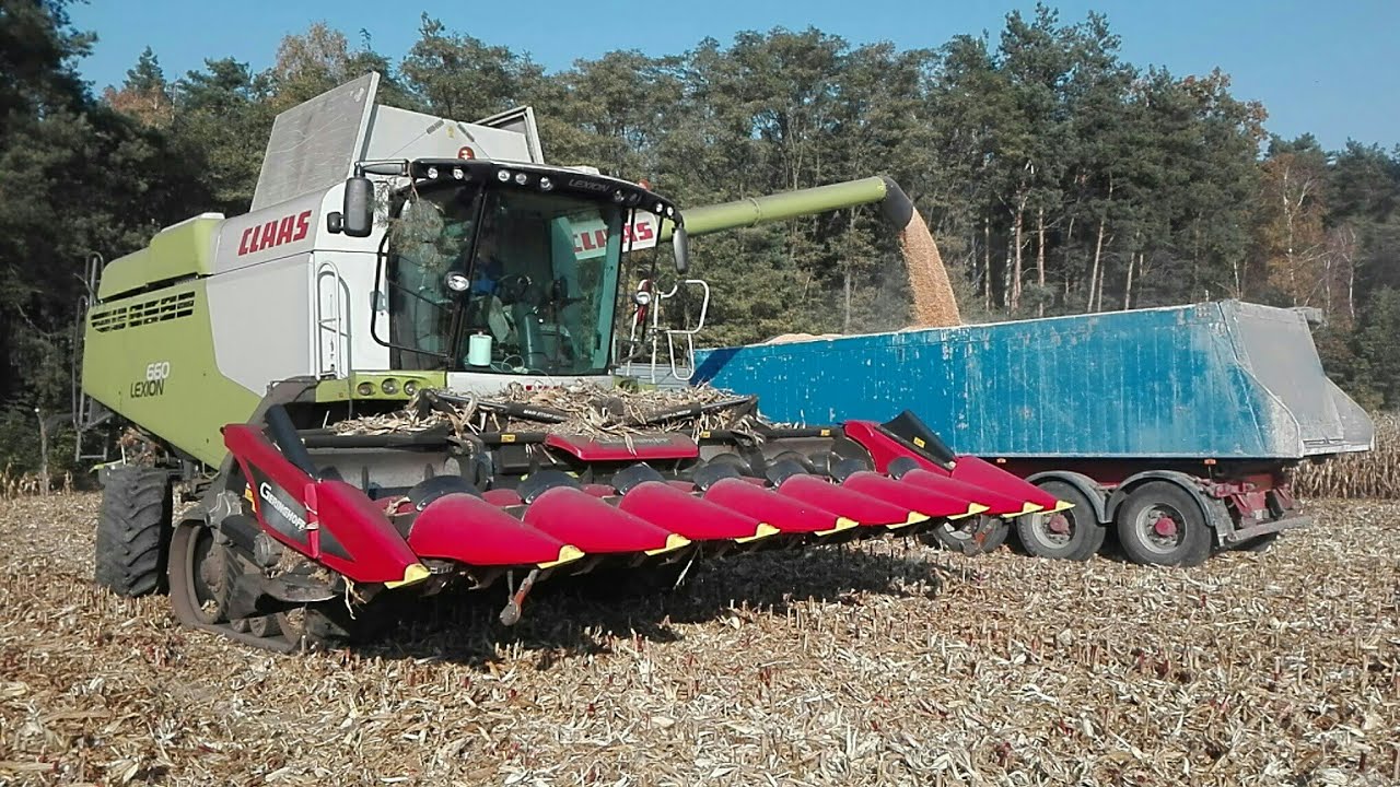 *GR KOZŁOWSCY* Kukurydza na ziarno 2018 z nowymi nabytkami | Lexion 660 TerraTrac | Geringhoff