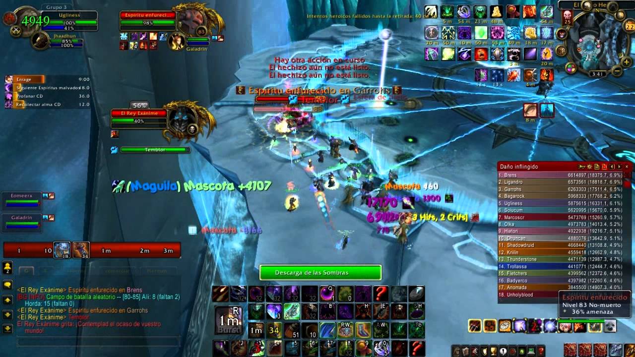Lich King 25HC | Old Legends | NaerZone | Brujo Aflicción