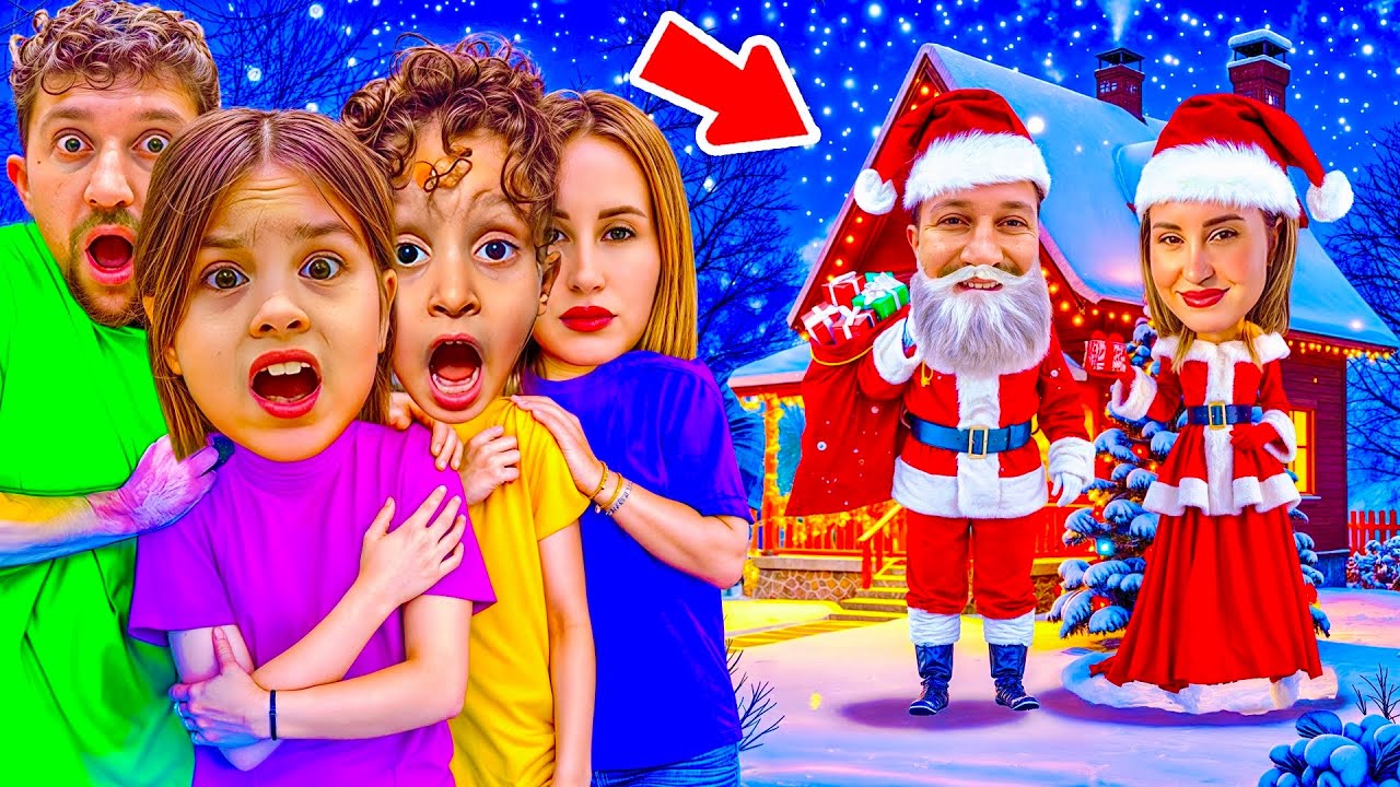 GECE GİZLİCE NOEL BABA VE NOEL ANNE GELDİ !! KUZEY ELİF !!