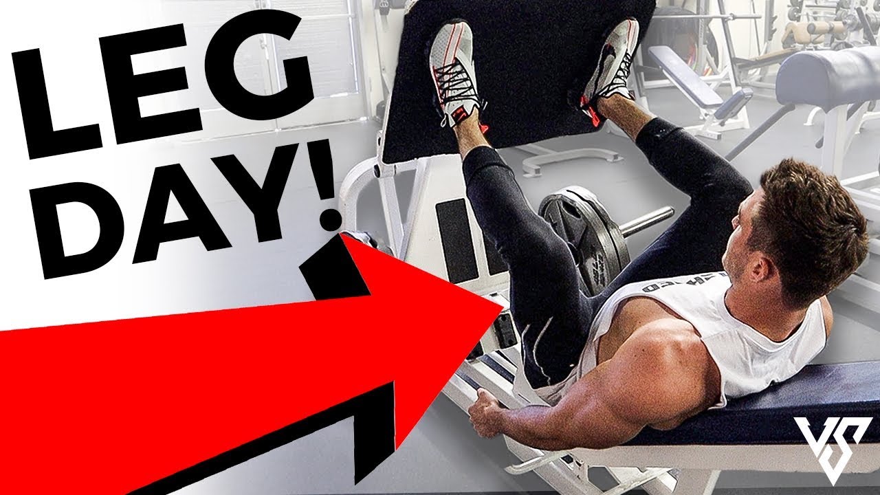 Full Leg Workout for Bigger Stronger Legs (LEG DAY WORKOUT!) | V SHRED