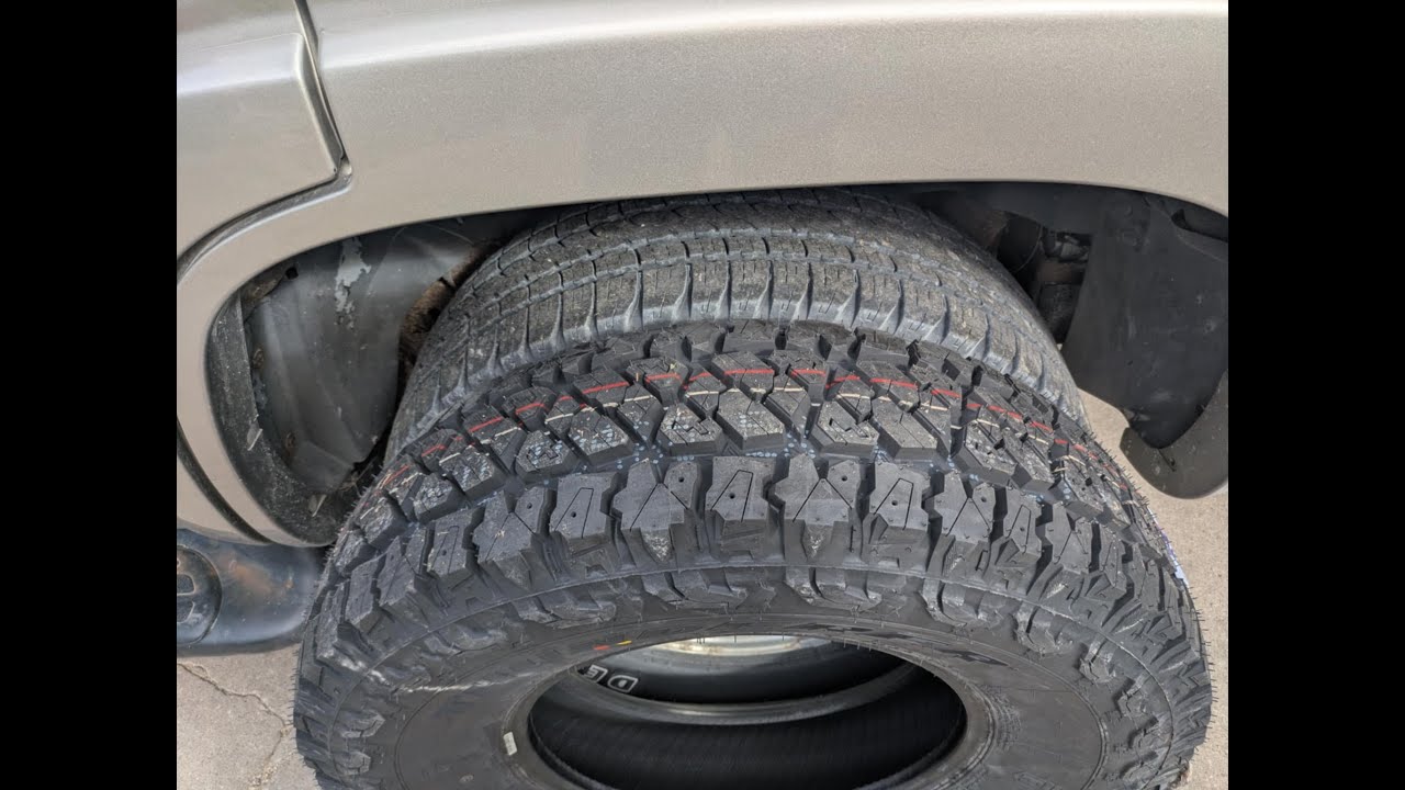 Thunderer Ranger A/TR  All Terrain Tires, On A 2002 Tahoe