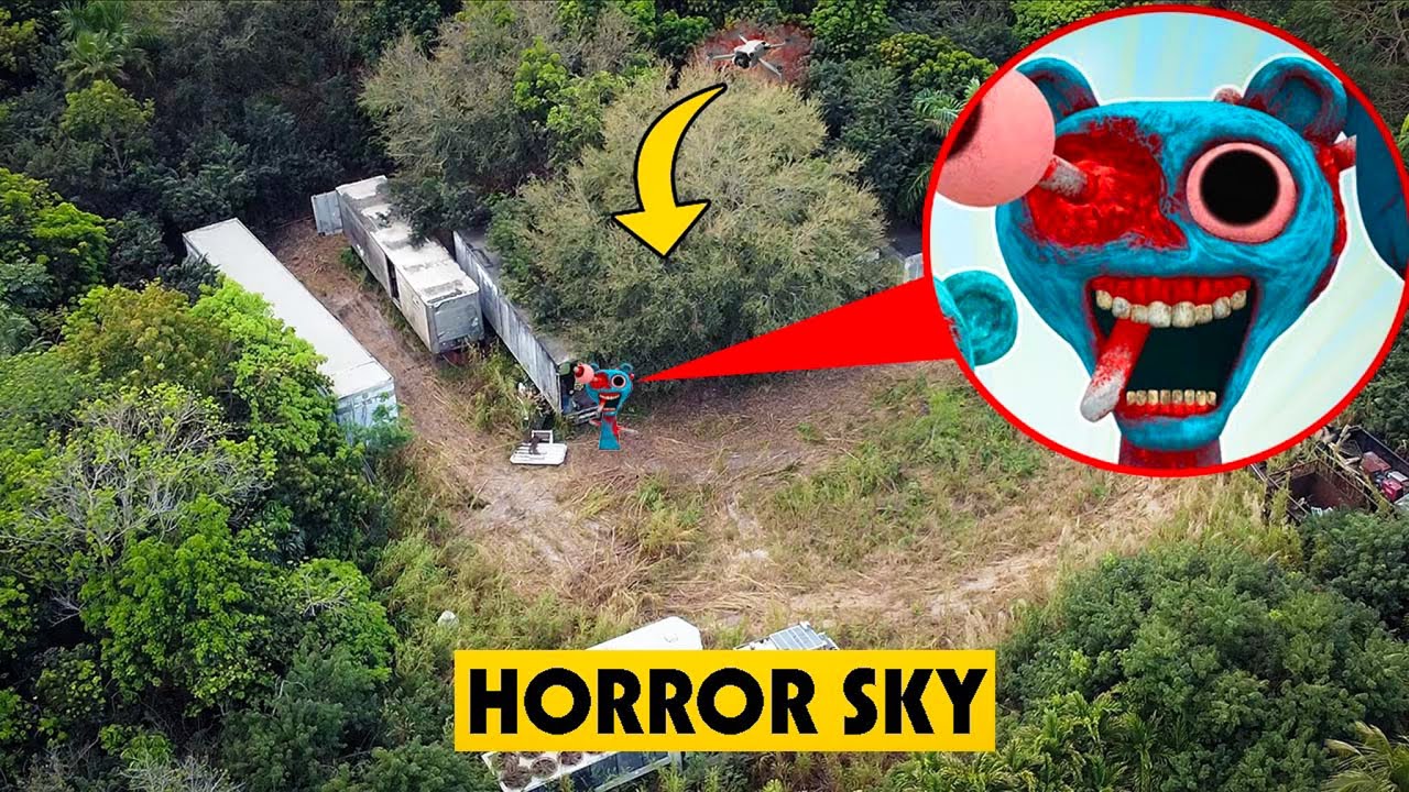 ДРОН СНЯЛ ФАЗУ HORROR SKY SPRUNKI В РЕАЛЬНОЙ ЖИЗНИ! | ФАЗЫ HORROR SKY