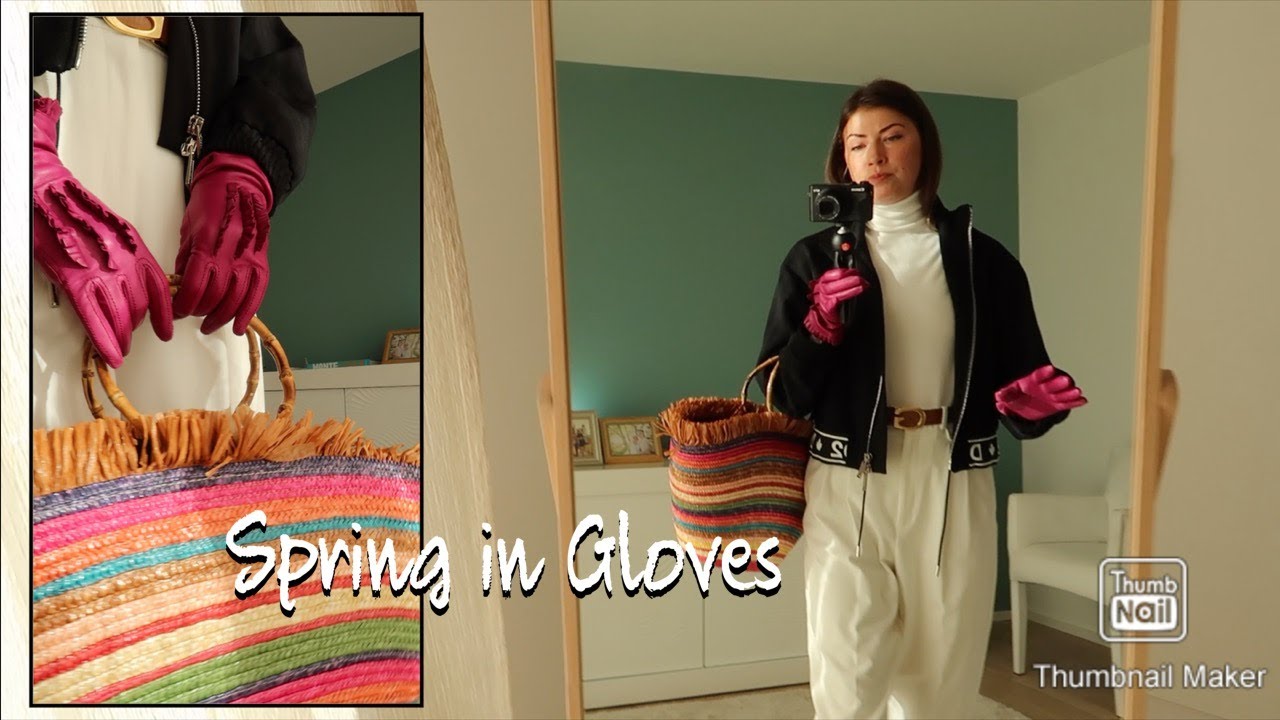 Styling my TOP 5 LEATHER GLOVES for SPRING // Day to Date Outfit Ideas @swissmayya