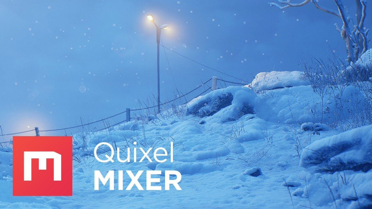 Realistic Snow in UE4 with Quixel Mixer