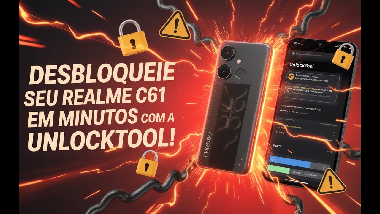 Como Remover Conta Google do Realme C61 com UnlockTool – Tutorial Fácil
