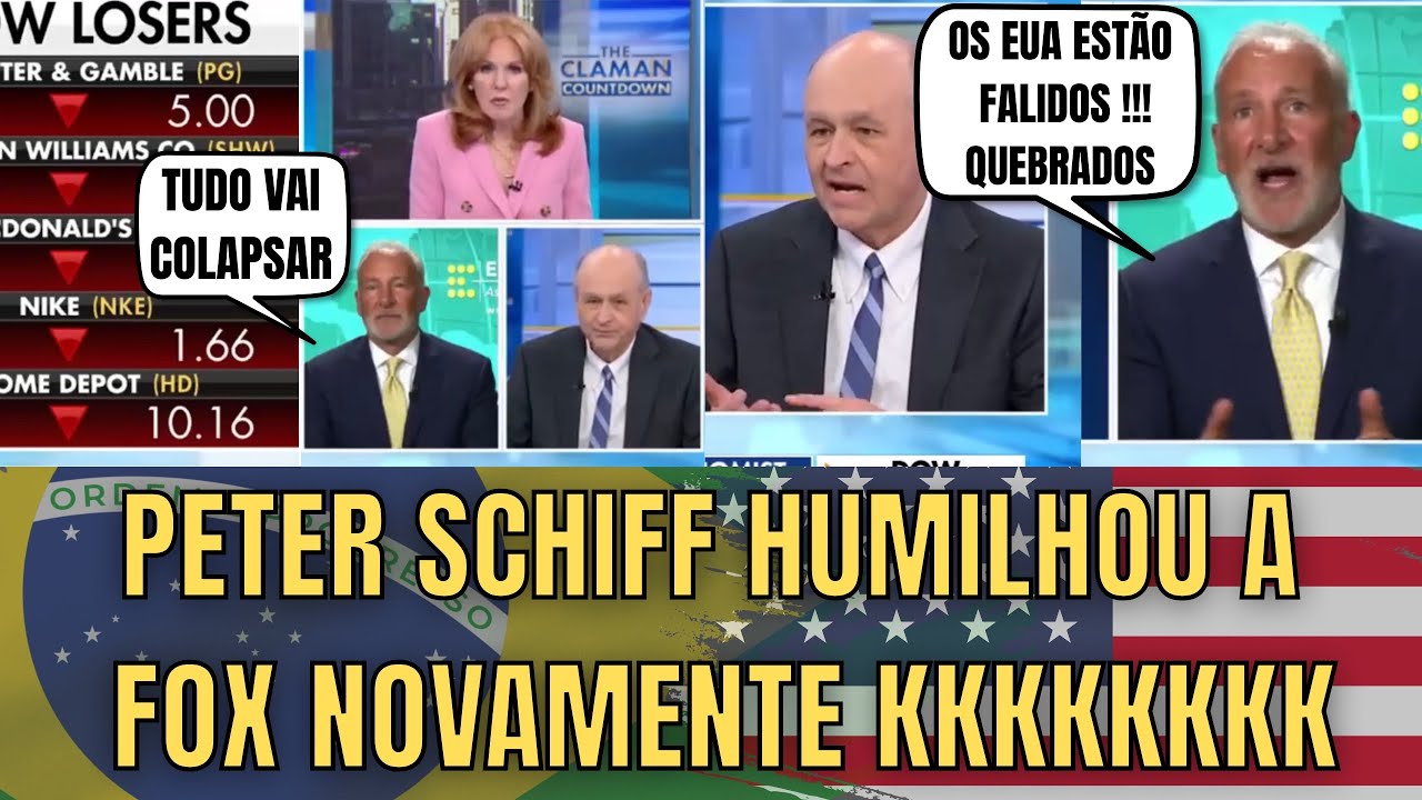 Trumpista Humilhado + Peter Schiff+ Desdolarização + Brasil 
