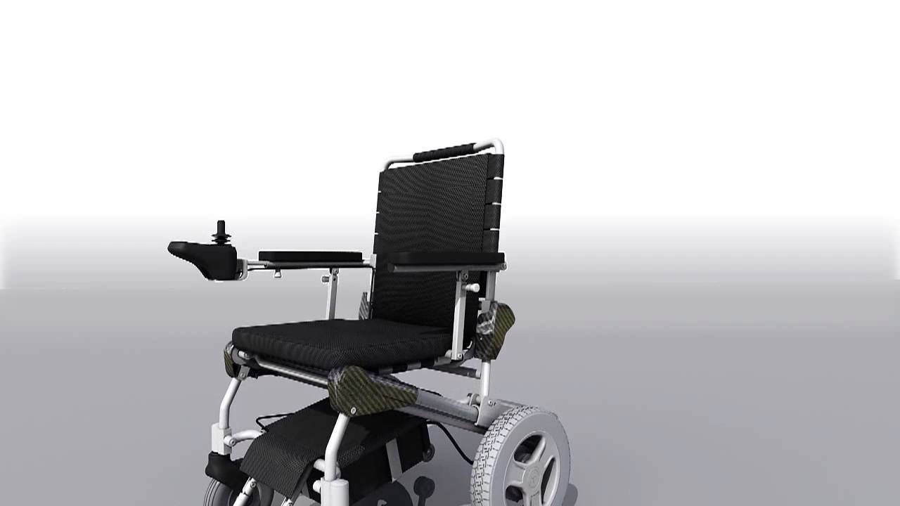 Golden Motor e-Throne lightweight electric power folding wheelchair