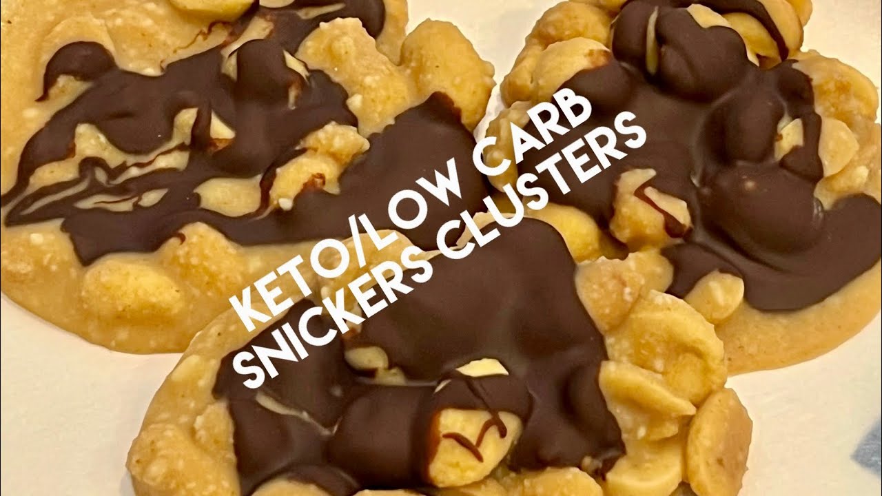 Keto/Low Carb Snickers Clusters