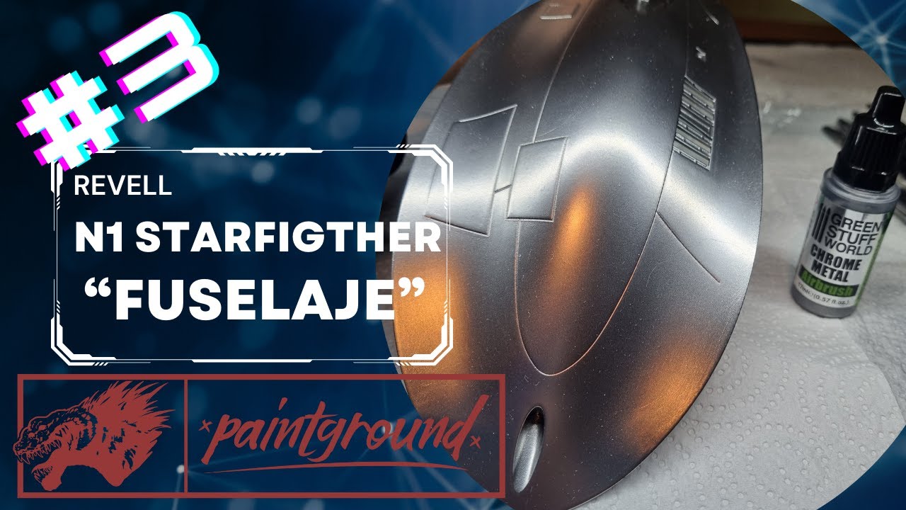 ¡Brillo en el Espacio! Guía de Pintura del Fuselaje: Colores Cromados para la N1 Starfighter Revell