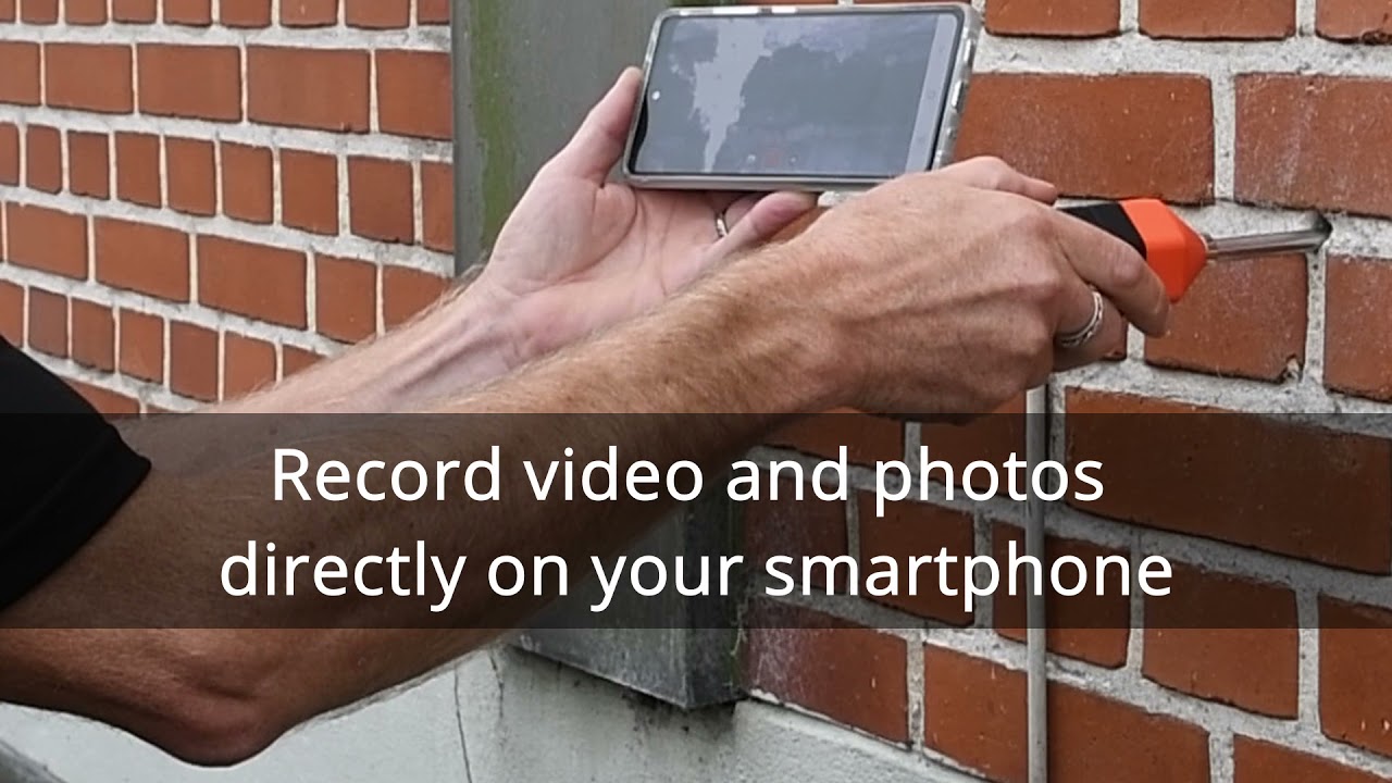 Endoscope Camera for Cavity Walls and Closed Constructions