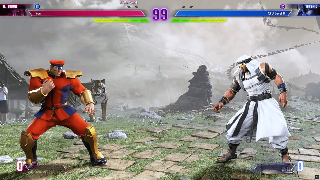 M.Bison vs Rashid (Hardest) - Street Fighter 6. | Epic Battle