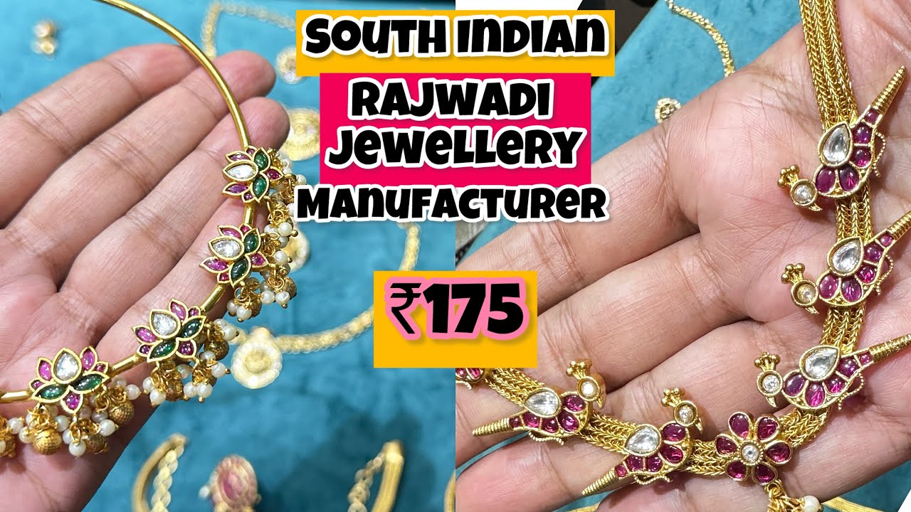 South Indian Traditional Jewellery manufacturer | Rajwadi Jewelry Wholesale Market