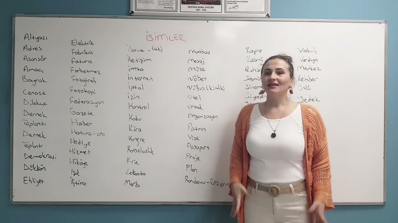 Türk İşaret Dili   İSİMLER...