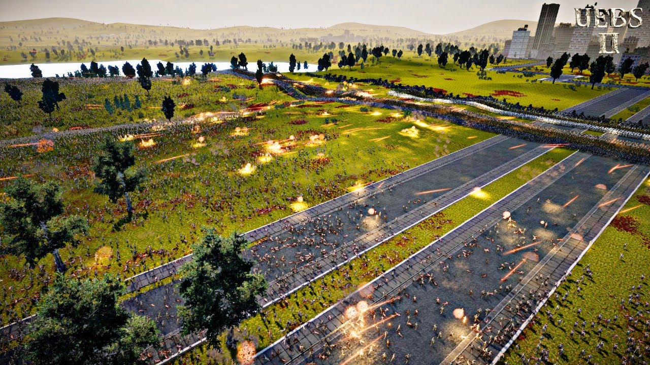 5,000,000 ZOMBIES ATTACK HUMAN ALLIANCE IN MODERN CITY - UEBS 2 -