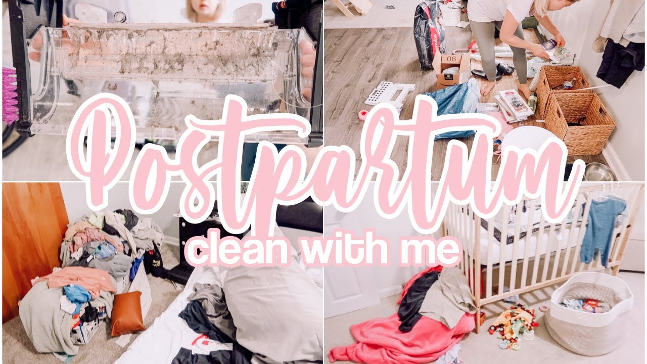 POSTPARTUM CLEAN WITH ME 2021 // 2 DAYS OF SPEED CLEANING MOTIVATION