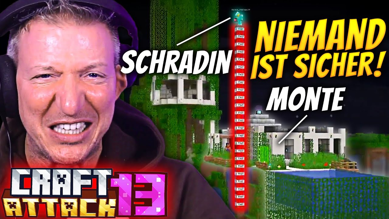MONTE hat mich VERRATEN😭😱 jetzt wird GESPRENGT💥🤬 | SCHRADIN bei CRAFT ATTACK 13 #8