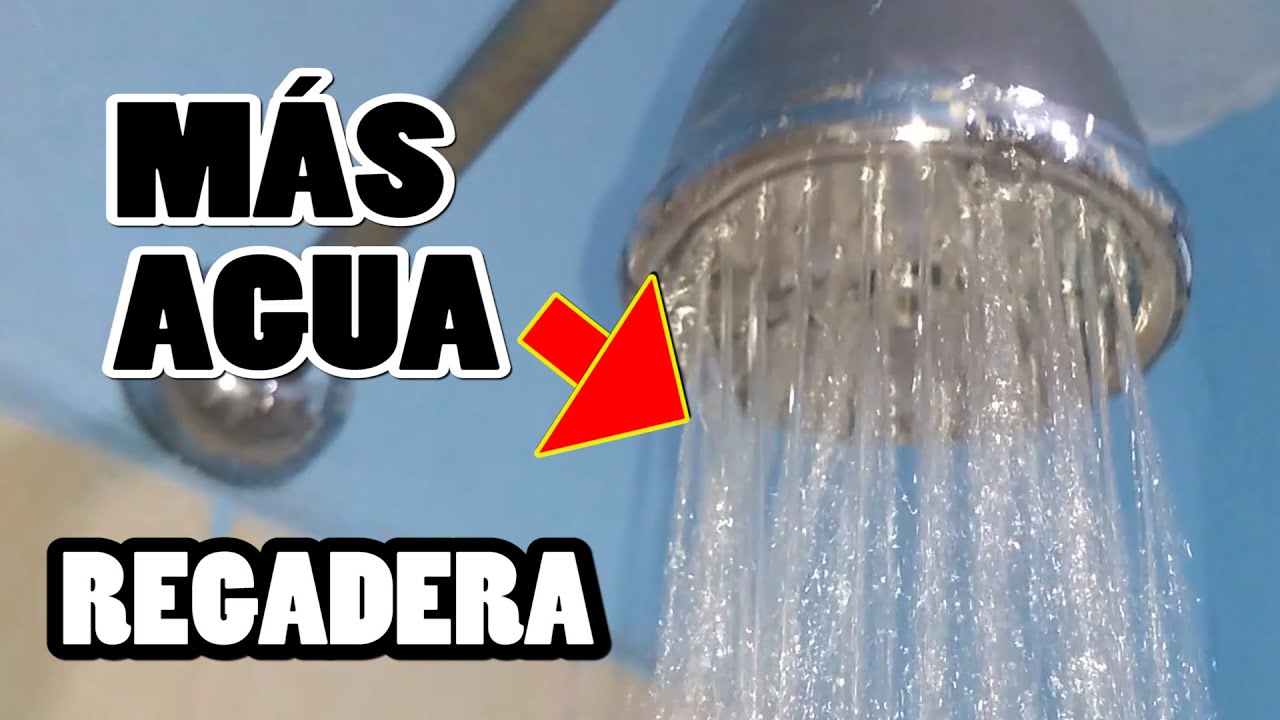 Regadera no tiene PRESIÓN / Sale POCA AGUA / Limpiar y DESTAPAR la regadera ducha
