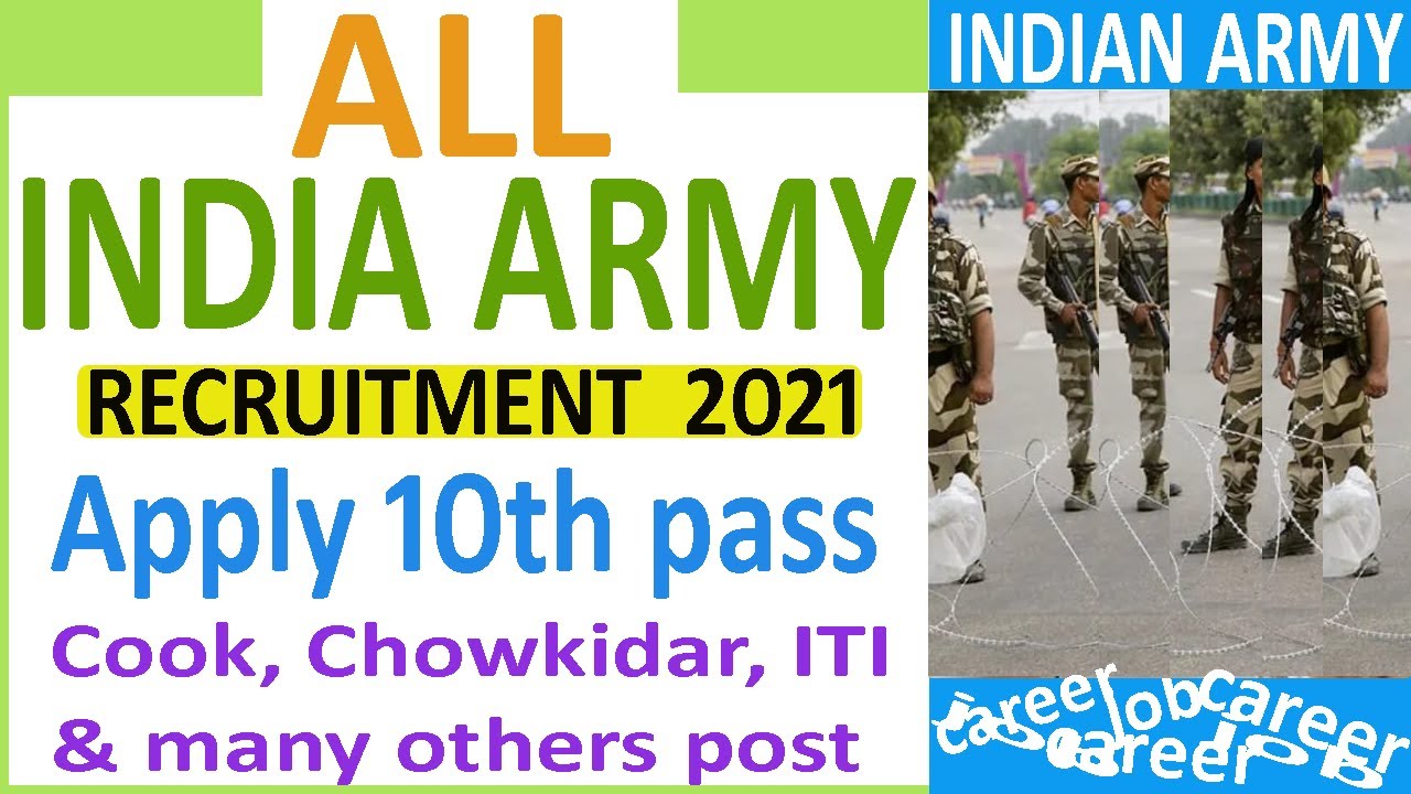 Indian Army Recruitment 2020-21 | Indian Army OTA Gaya MTS Recruitment 2020-21