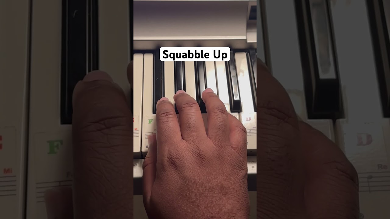 Squabble Up | Piano #kendricklamartypebeat #pianosolo