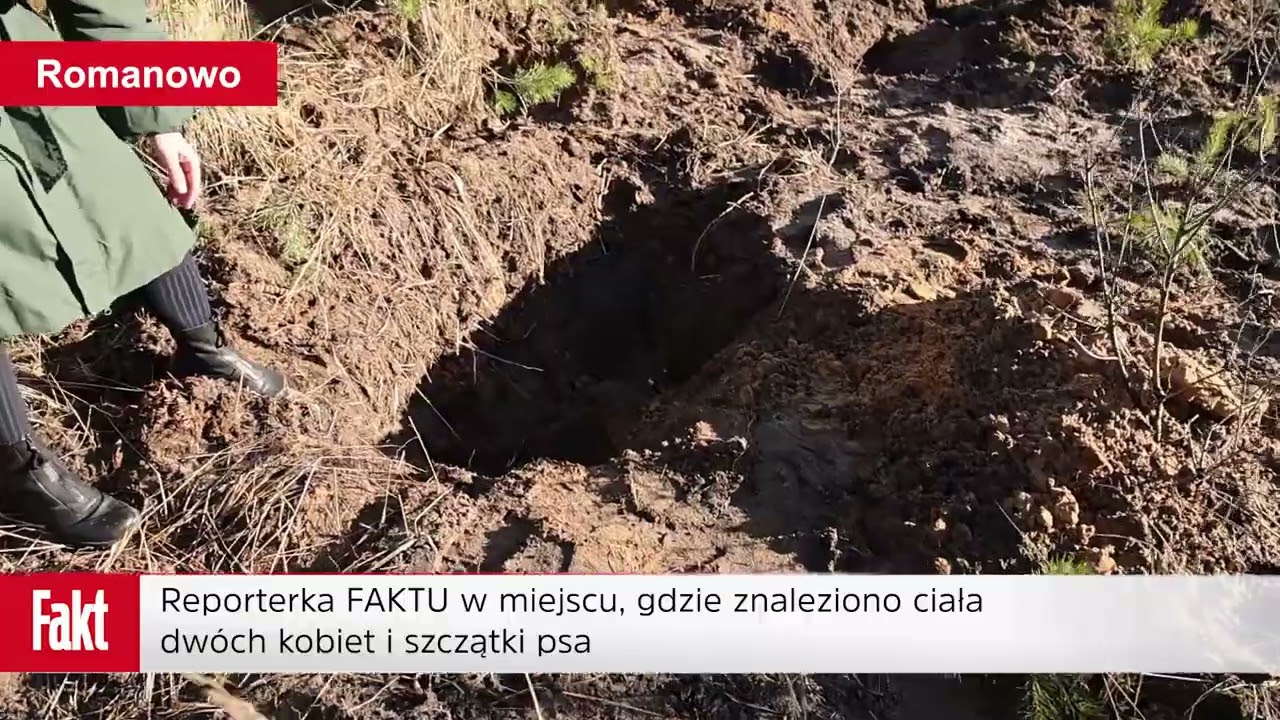 Reporterka Faktu w miejscu, gdzie znaleziono ciała dwóch kobiet i szczątki psa | FAKT.PL