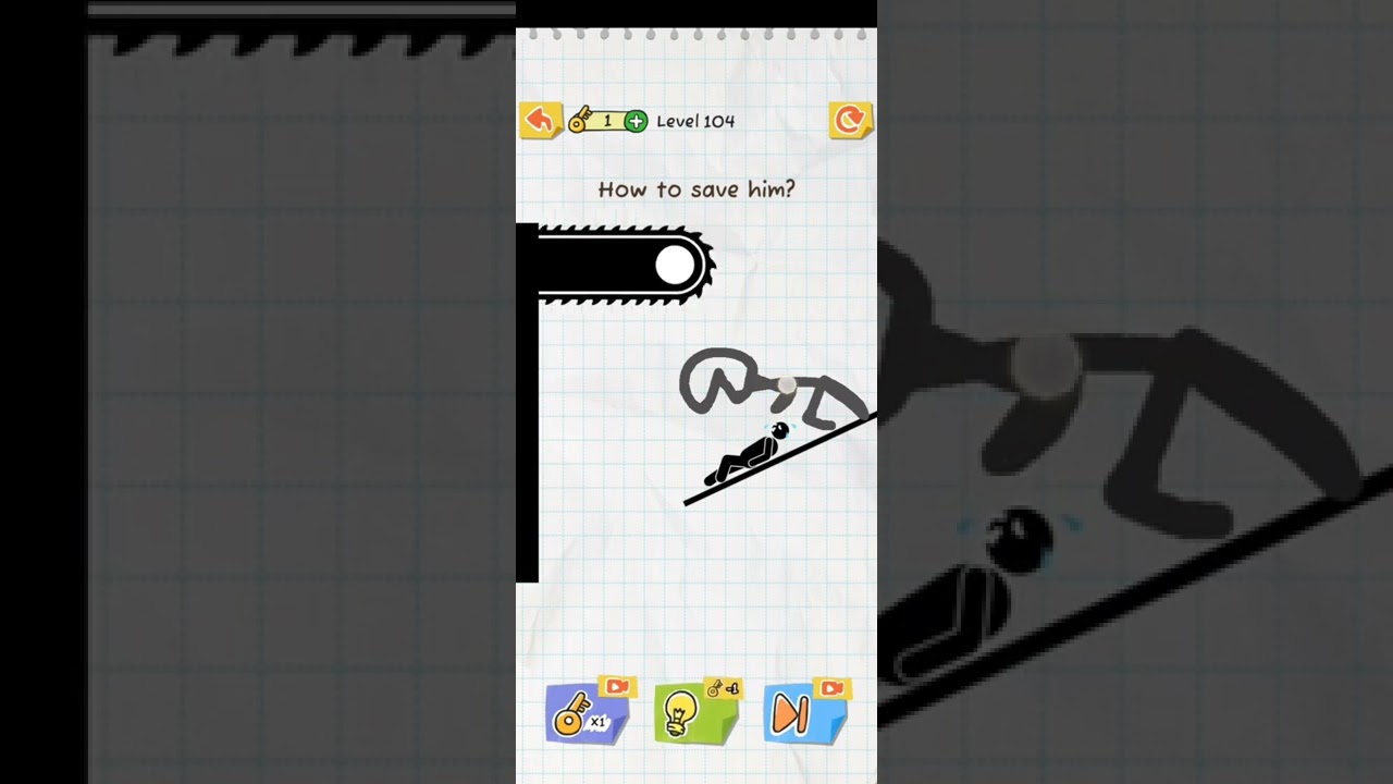 Draw 2 Save The Stickman Brain Puzzle V10
