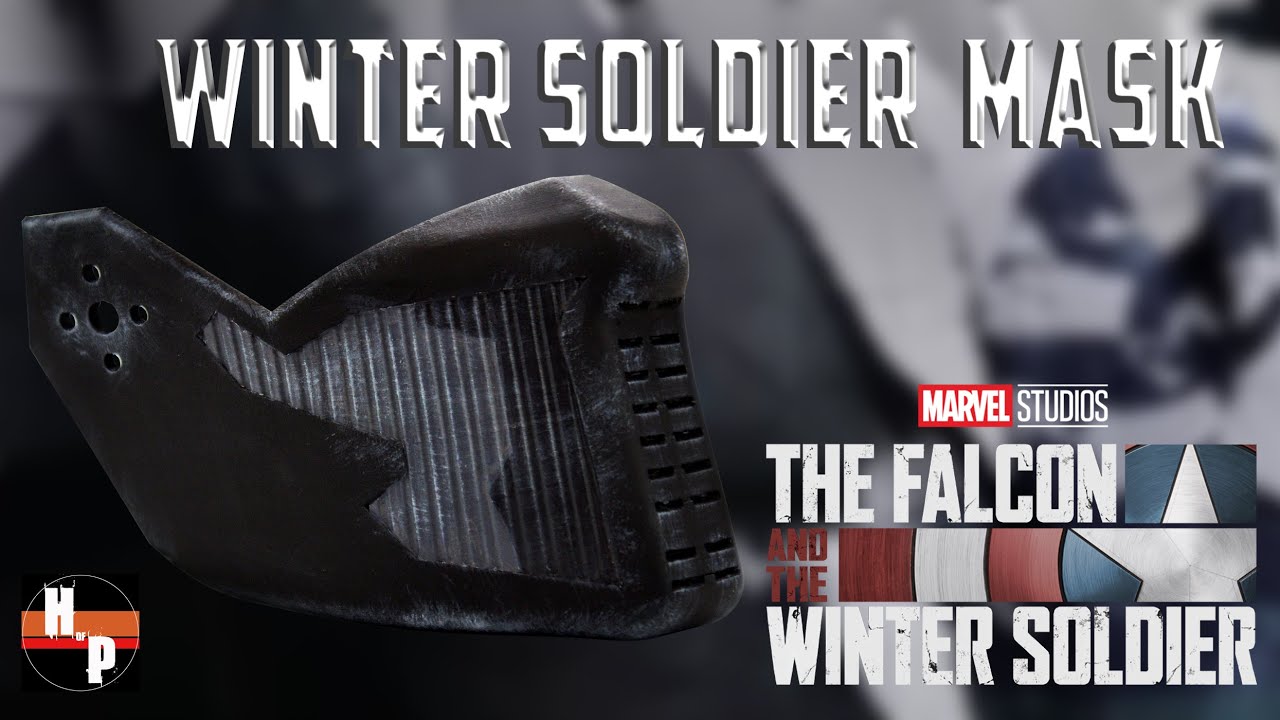 Adapt, Finish & Paint a 3D Printed Winter Soldier Mask as Seen on DISNEY+ Series | Disney MASK