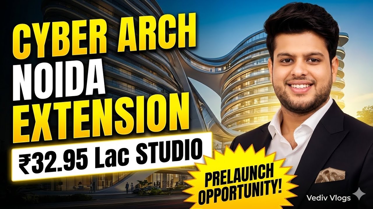 Cyber Arch Studio Apartment Noida Extension Golden Beads Hospitality Investment under 33 lacs