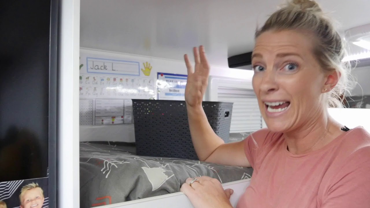 KIDS BUNKS IN OUR CARAVAN - JURGENS SOLARIS FAMILY VAN