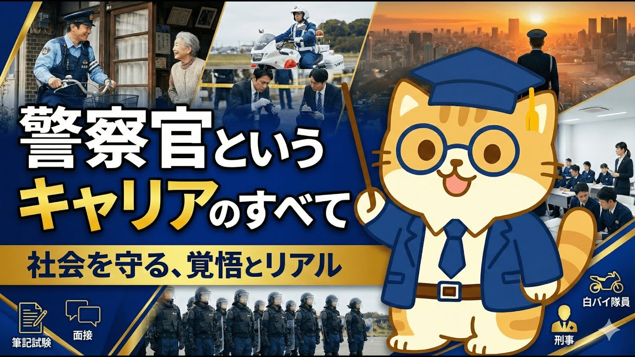【警察官とは】仕事内容・年収・試験をわかりやすく解説｜治安を守る公務員のリアル