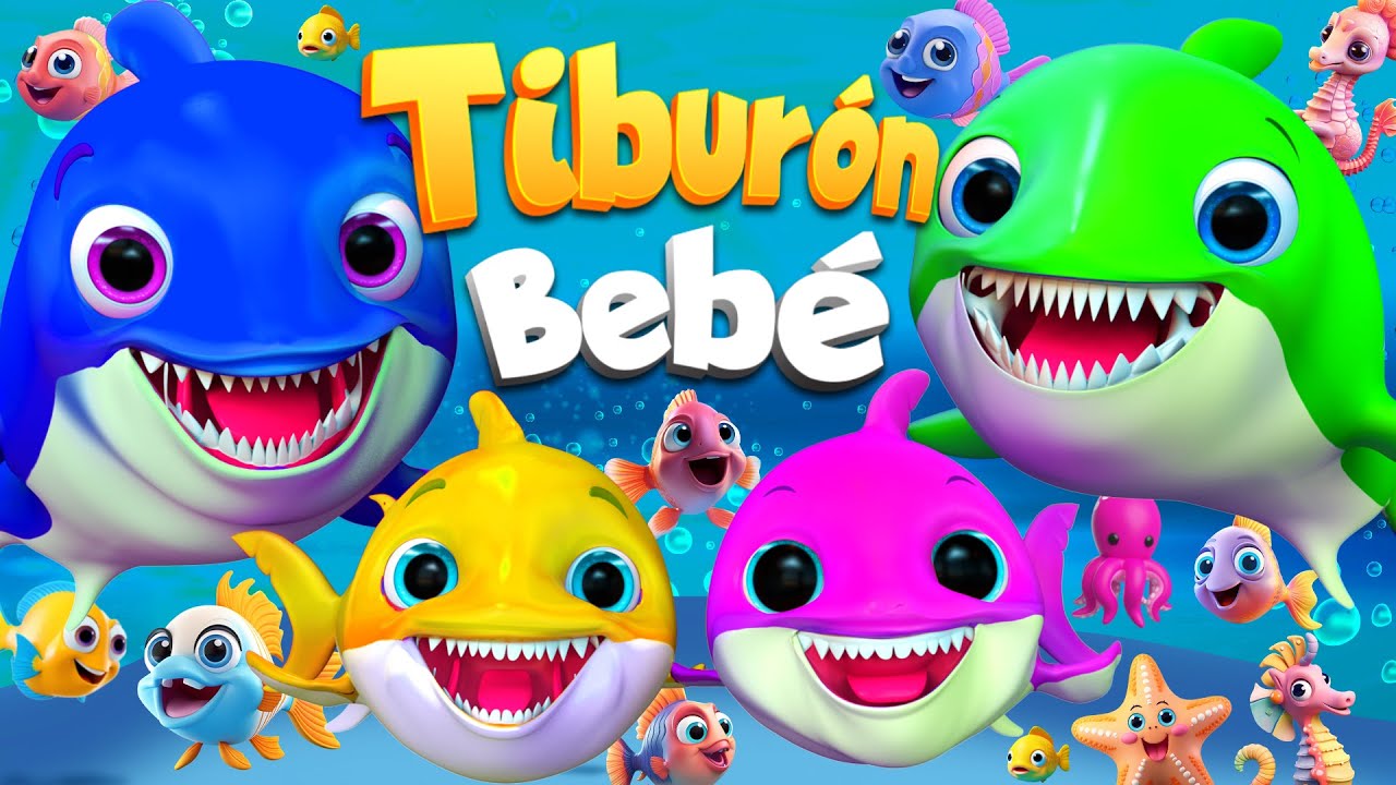 ✨Especial de Tiburón Bebé🦈| Baby Shark en español | Las Canciones Infantiles | MIX