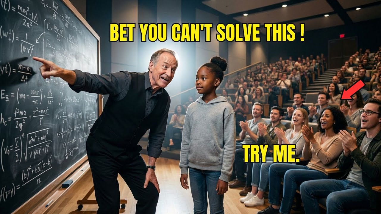 Professor Wrote an “Impossible” Equation to Humiliate a Black Student—Then the Chalk Started Moving