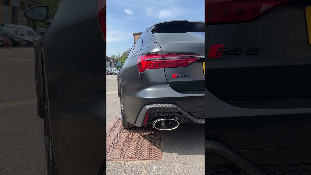 🔊 The Audi RS6 C8 Sounds BETTER With An Akrapovic Exhaust! #AudiRS6 #ExhaustSound