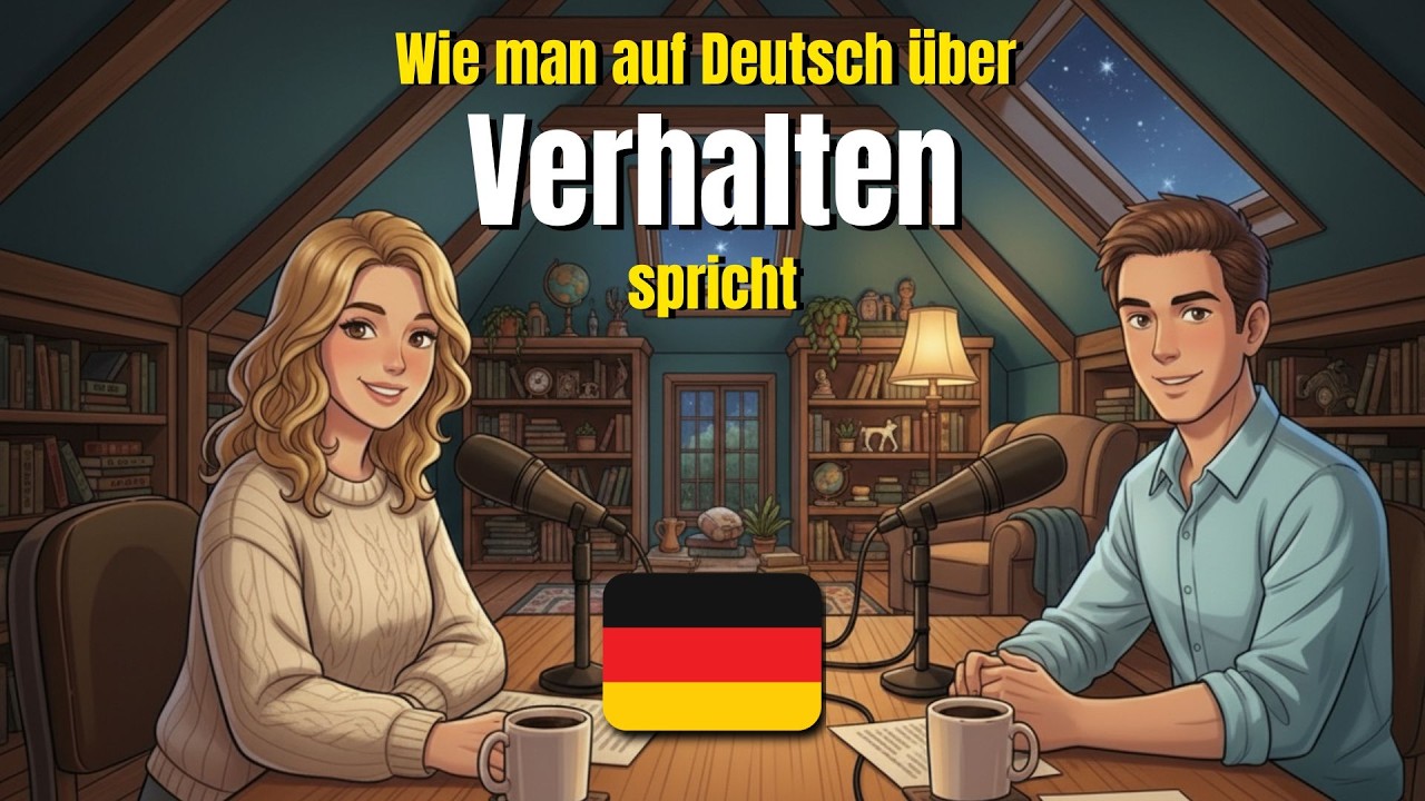 How to Describe Someone’s Behavior in German | German conversation exercise (A1-A2)